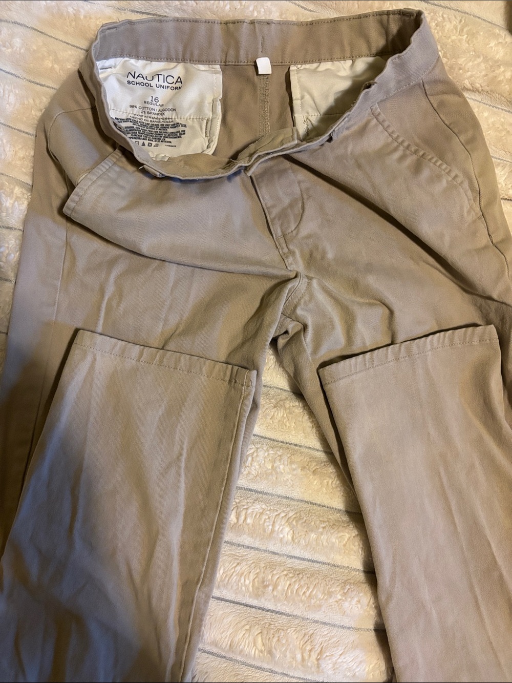 Nautica Tan Khaki Chino Pants